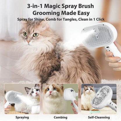Pet Hair Spray Brush